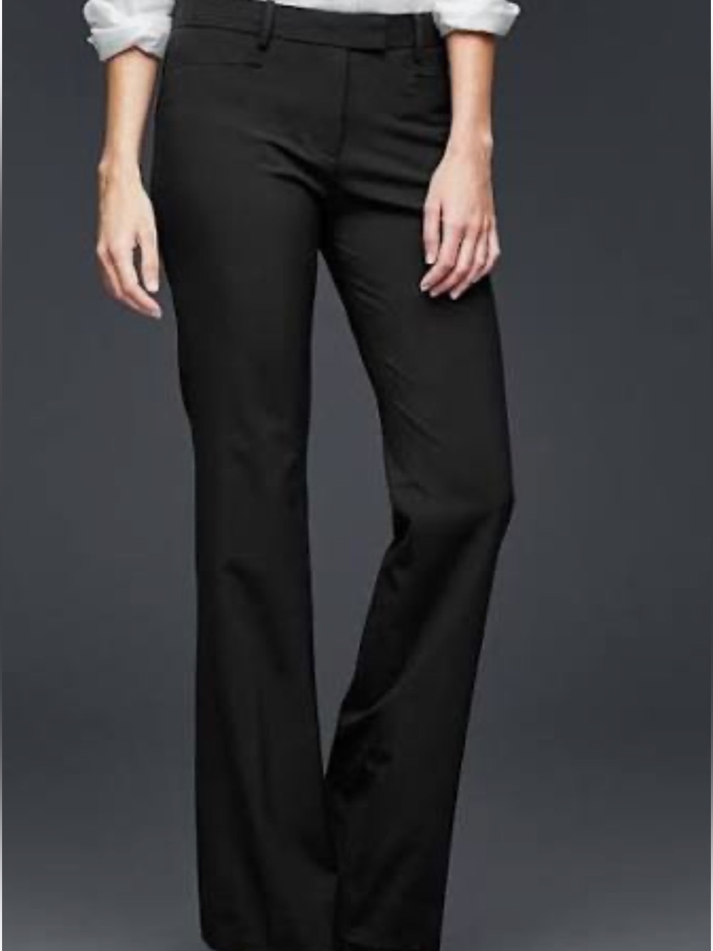 NWT GAP Black Modern Bootcut Pants | Size 2R